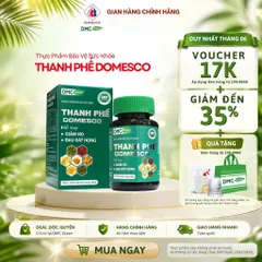 TPBVSK Hỗ Trợ Giảm Ho, Đau Họng, Khản Tiếng Do Viêm Họng Thanh Phế DMC Green Hộp 60 viên