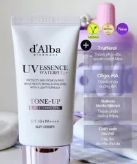 ☀️ d'Alba Kem Chống Nắng Tím Waterfull Essence 100ml (Set 2 chai) Chính Hãng Hàn Quốc