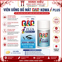 Viên Uống Bổ Mắt Q&P Kowa i Plus 270 Viên Nhật Bản – Hỗ Trợ Giảm Mỏi Mắt, Khô Mắt, Tăng Cường Thị Lực