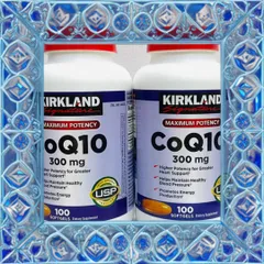 (Loại Tốt) Viên uống CoQ10 300mg Kirkland 100 viên nhập khẩu Mỹ Hỗ trợ tim mạch và tăng cường năng lượng Uy Tín