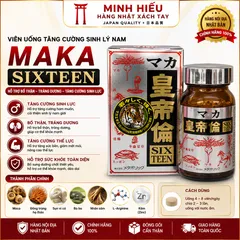 Viên Uống Maka Sixteen Nhật Bản – Hỗ Trợ Tăng Cường Bản Lĩnh Phái Mạnh, Cải Thiện Thể Lực, Tăng Sức Bền
