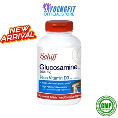Viên Uống Bổ Khớp Schiff Glucosamine Hydrochloride Vitamin D3 Hỗ Trợ Sức Khỏe Sụn Khớp (Hộp 150 viên) - YoungFit