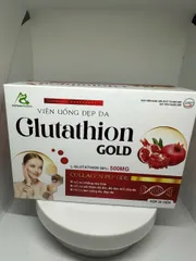 Viên uống đẹp da Glutathion Gold - hỗ trợ chống oxy hóa, dưỡng sáng da, giảm nám sạm, bổ sung Collagen (TPCN)