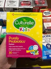 Hộp men bột uống be trai Culturelle Kids Daily Probiotic 30 gói.chinh hang my