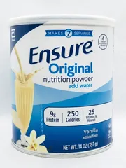 HOP GIAY .Sữa bột Ensure Original Nutrition Powder hộp 397g ,nhap  Mỹ