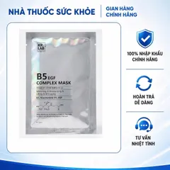 [10 chiếc] Mặt Nạ Cấp Ẩm Kr.Lab+ B5 EGF Complex Mask - Phục Hồi Da Độc Quyền, Cung Cấp Độ Ẩm Sâu, Tăng Cường Độ Đàn Hồi Mịn Màng