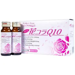 Chai uống bổ sung collagen giúp đẹp da tăng độ ẩm cho da và độ đàn hồi cho da Hana Colla Q10 Jpanwell (10 chai x 50ml)