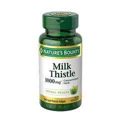 [Nhập khẩu] Milk Thistle 1000mg Nature’s Bounty hỗ trợ chức năng gan, bảo vệ gan