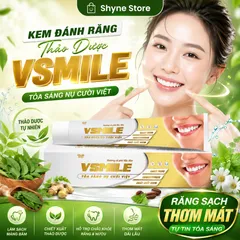 Kem Đánh Răng Vsmile 150g - Hương Vị Cà Phê Thơm Mát, Bảo Vệ Răng Miệng, Sạch Mảng Bám, Hơi Thở Tươi Mát Suốt 24 Giờ