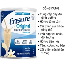 Sữa  Ensure Original hương vani 400g
