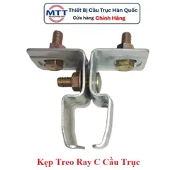 Kẹp treo ray C cầu trục (MS-UH1-01) thương hiệu MYUNG SHIN (Hàn Quốc) dùng cho hệ điện ngang cầu trục TRACK C