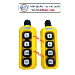 Điều khiển cầu trục 4 nút loại có dây L04AA thương hiệu KG AUTO 6A 250V cấp bảo vệ IP65 chống bụi, nước - MTT KOREA