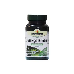 [Nhập khẩu]Thực phẩm bảo vệ sức khỏe Ginkgo Biloba Natures Aid 6000mg hỗ trợ tăng cường tuần hoàn máu (Hộp 90 viên)