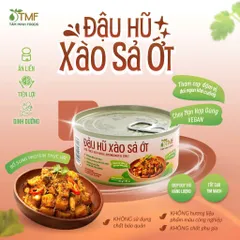 Đậu hũ xào sả ớt thơm cay đậm vị, dai ngon khó cưỡng hộp 100gram Tâm Minh Foods