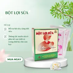 Tăng sữa mẹ cho phụ nữ sau sinh Bột lợi sữa Hộp 6 gói
