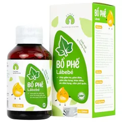 Siro hỗ trợ giảm ho, giảm đờm, giảm đau họng Bổ Phế Lábebé (120ml)
