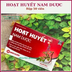 Viên uống Hoạt huyết Nam Dược, bổ não, tăng cường tuần hoàn não, an thần (HỘP 5 VỈ)