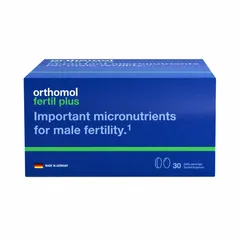 (Đức) Orthomol Fertil Plus Chính Hãng Vitamin Hỗ Trợ Sức Khỏe Sinh Sản Nam, Hỗ Trợ Chất Lượng Tinh Trùng Cho Nam Giới Chuẩn Bị Có Con
