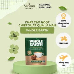 Đường Ăn Kiêng Whole Earth Allulose & Monk Fruit 794g (28oz) Dạng Hạt Thay Thế Đường Pha Chế, Làm Bánh - Hàng Mỹ