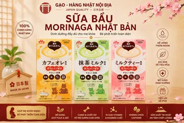 Sữa Bầu Dinh Dưỡng Morinaga Nhật Bản Hỗ Trợ Vitamin Cho Bà Bầu Trước Và Sau Sinh, 10 gói x 20g 794762