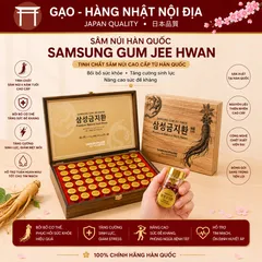 Bỗ não SamSung Gum Jee Hwan hộp gỗ 60 viên 