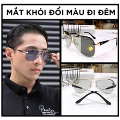 Kính mát râm đổi màu nam nữ bảo vệ mắt chống tia uv mắt kính phân cực thời trang đi đêm DM01 POSHOP