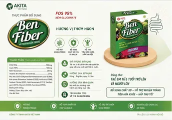 HỖ TRỢ NHUẬN TRÀNG - TÁO BÓN - TIÊU HOÁ KHOẺ- BỔ SUNG CHẤT XƠ