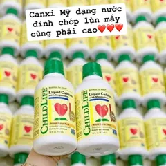 Canxi dạng nước ChildLife Liquid Calcium with Magnesium chai 473ml 