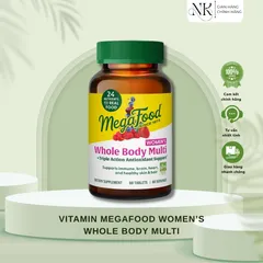 "(HÀNG CHÍNH HÃNG MỸ) VITAMIN TỔNG HỢP DÀNH RIÊNG CHO PHỤ NỮ MEGAFOOD WOMEN’S WHOLE BODY MULTI 90 viên