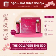 Nước uống Shiseido The Collagen chính hãng Nhật Bản (Hộp 10 lọ x 50ml) - Collagen nước giúp hỗ trợ sức khỏe,đẹp da.