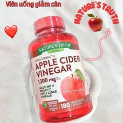 Viên uống Apple Cider Vinegar 1200mg hỗ trợ giảm cân 180 viên 🏷️ Săn giá rẻ tại đây