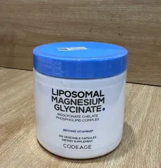  Viên uống Magie Hữu Cơ Codeage Liposomal Magnesium Glycinate 240v