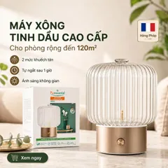 Máy Xông Khuếch Tán Tinh Dầu Puressentiel VERA Pháp Không Nước, Phòng Đến 120m², Tự Ngắt 1H