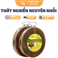 thớt gỗ nghiến nguyên khối độ dày 5cm (TV1643)