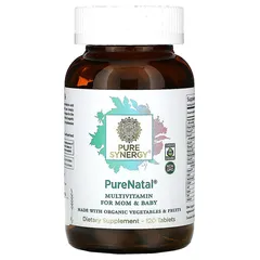 Viên uống bổ sung vitamin tổng hợp Pure Synergy PureNatal dành cho mẹ và bé, 120 viên 797110