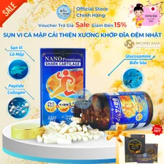 [Xuất Kèm VAT] Thực Phẩm Bảo Vệ Sức Khỏe NANO PREMIUM SHARK CARTILAGE Sụn Cá Hộp 150 Viên - Nhập Khẩu Nhật Bản