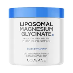Viên uống Codeage Liposomal Magnesium Glycinate - Hỗ trợ giấc ngủ giảm stress giảm căng thẳng thần kinh tăng cường trí nhớ 240 viên sản xuất Mỹ