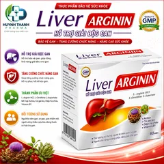 Viên Uống Tăng Cường Chức Năng Gan Liver Arginin - Hộp 60 Viên.