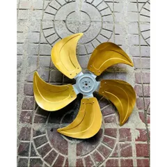 cánh nhôm 5 lá trục 12mm kt cánh 60cm lắp cho quạt công nghiệp chế đường kính lồng 70cm