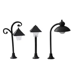 💡 Đèn đường mini trang trí tiểu cảnh – Đèn decor mô hình sân vườn kích thước 14,5*8,3cm