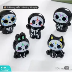 Combo mô hình 5 con ma   mini dễ thương - decor tiểu cảnh độc lạ