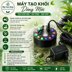 Máy tạo khói có đèn dùng trong spa dưỡng sinh, tạo khói tiểu cảnh, bể cá, hòn non Moccare