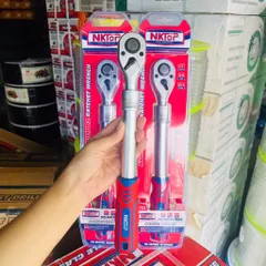 Cần Siết Tự Động 1/2 Inch NKTOP  (có thể kéo dài)  30-44cm Cán Bọc Cao Su CR-V Tay Vặn Tăng Lực Chuyên Nghiệp