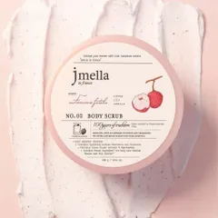 Tẩy da chết body Jmella Body Scrub No.02 hũ 298g Sạch mịn, mềm mượt, hương thơm tinh tế [hàng nhập khẩu]