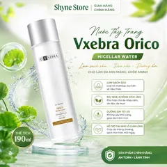 Nước Tẩy Trang Orico Vxebra 190ml - Dưỡng ẩm, Làm Sạch Dịu Nhẹ, Phù Hợp Mọi Loại Da, Không Chất Độc Hại, Chăm Sóc Da Hàng Ngày