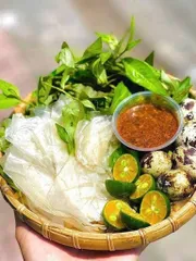 Bánh tráng chấm muối sệt( bánh phơi sương ủ bơ)