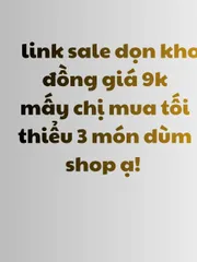 ĐÃ HẾT_xã sale đầm nữ thanh lý đồng giá 9k