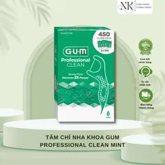 ( HÀNG CHÍNH HÃNG MỸ) TĂM CHỈ NHA KHOA GUM PROFESSIONAL CLEAN MINT 450 cái