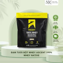 (HÀNG CHÍNH HÃNG MỸ) BỘT WHEY - ASCENT 100% WHEY - PROTEIN 1.9kg