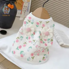 Váy Vườn Xuân (Tặng kẹp nơ) cho thú cưng - Áo, váy cho chó mèo, thú cưng - Ziềng iu Petshop